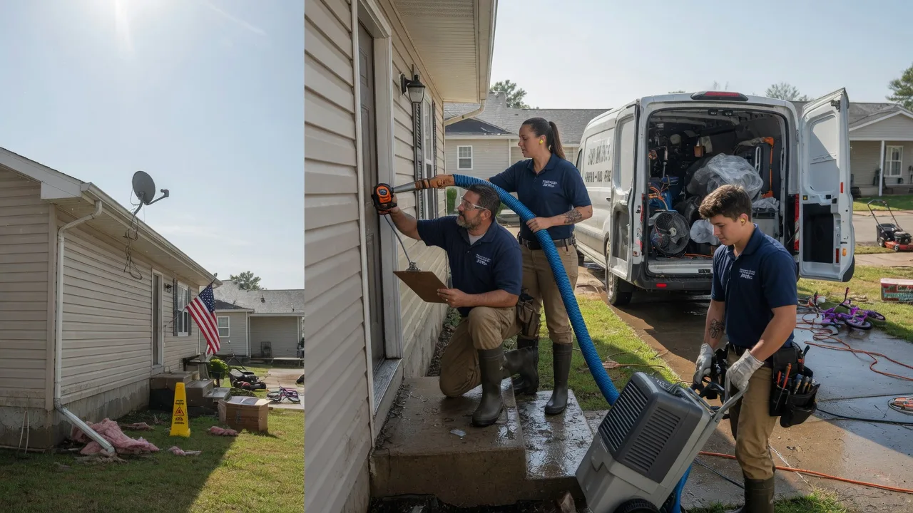 Ceiling Water Damage Restoration in Saint Louis, OK near me